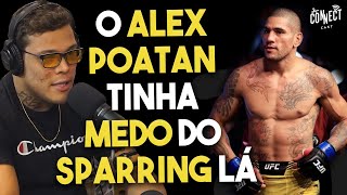 Caio Borralho relembra treinos de boxe de Alex Poatan e como lidar com o medo no MMA