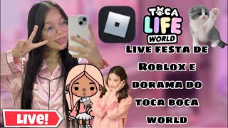 LIVE festa do Roblox no Brookhaven e dorama de toca boca world