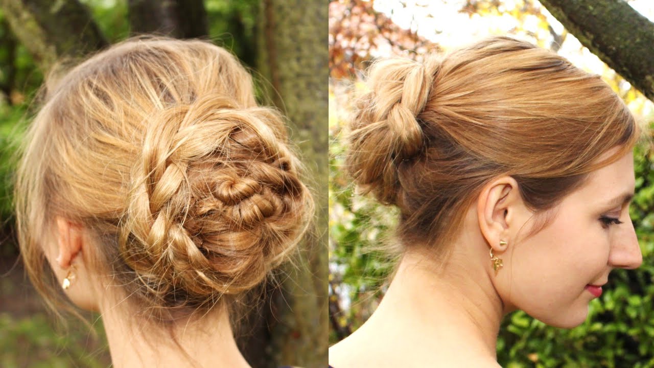 Gros Chignon Tressé avec des extensions | Mathilde Wurtz