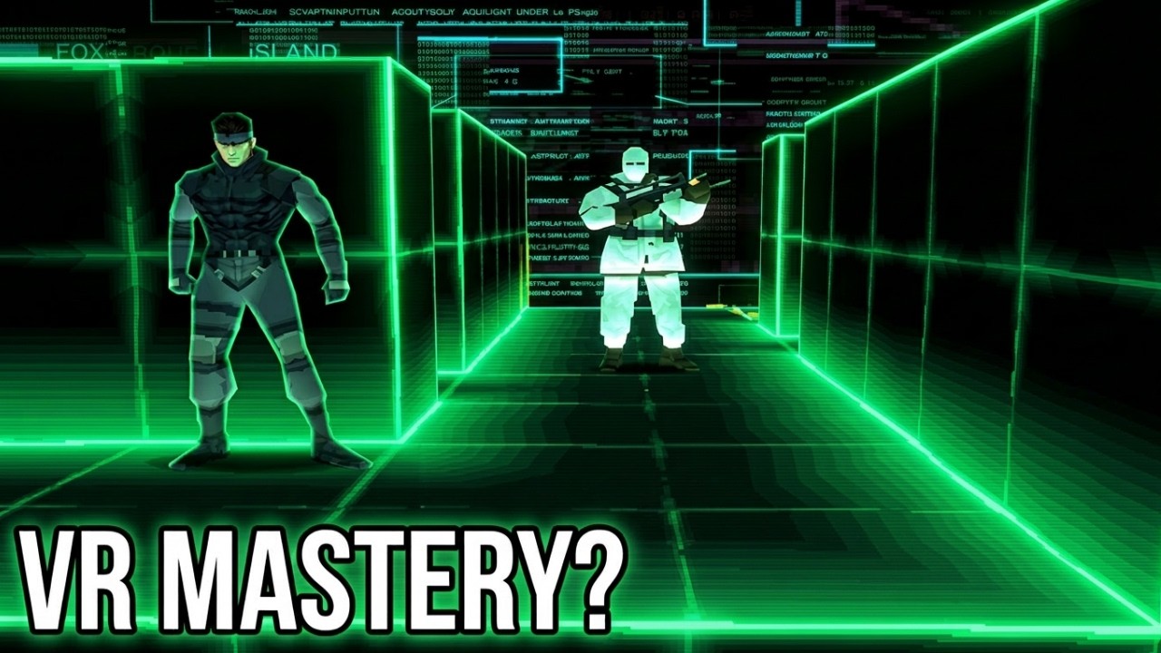 Solid Gold Vr I Completed EVERY VR Mission in Metal Gear Solid 1 - Practice Makes ...