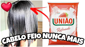 Como hidratar o cabelo com açúcar e creme?