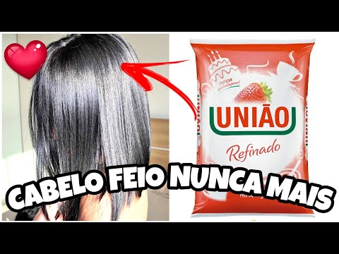 HIDRATAÇÃO COM AÇÚCAR UM VERDADEIRO MILAGRE PARA SEU CABELO 😱