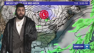 11Pm Update Snow Squalls Sweep Across The Region, Tracking More Unsettled Weather For Mid-Week