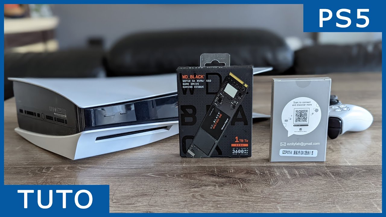 TUTO - Comment ajouter un disque SSD M.2 à une console PS5