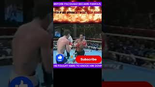 BEFORE PACQUIAO BECAME FAMOUS EVEN IF HIS OPPONENT WERE MUCH BIGGER #boxingfans #boxingfight #boxing