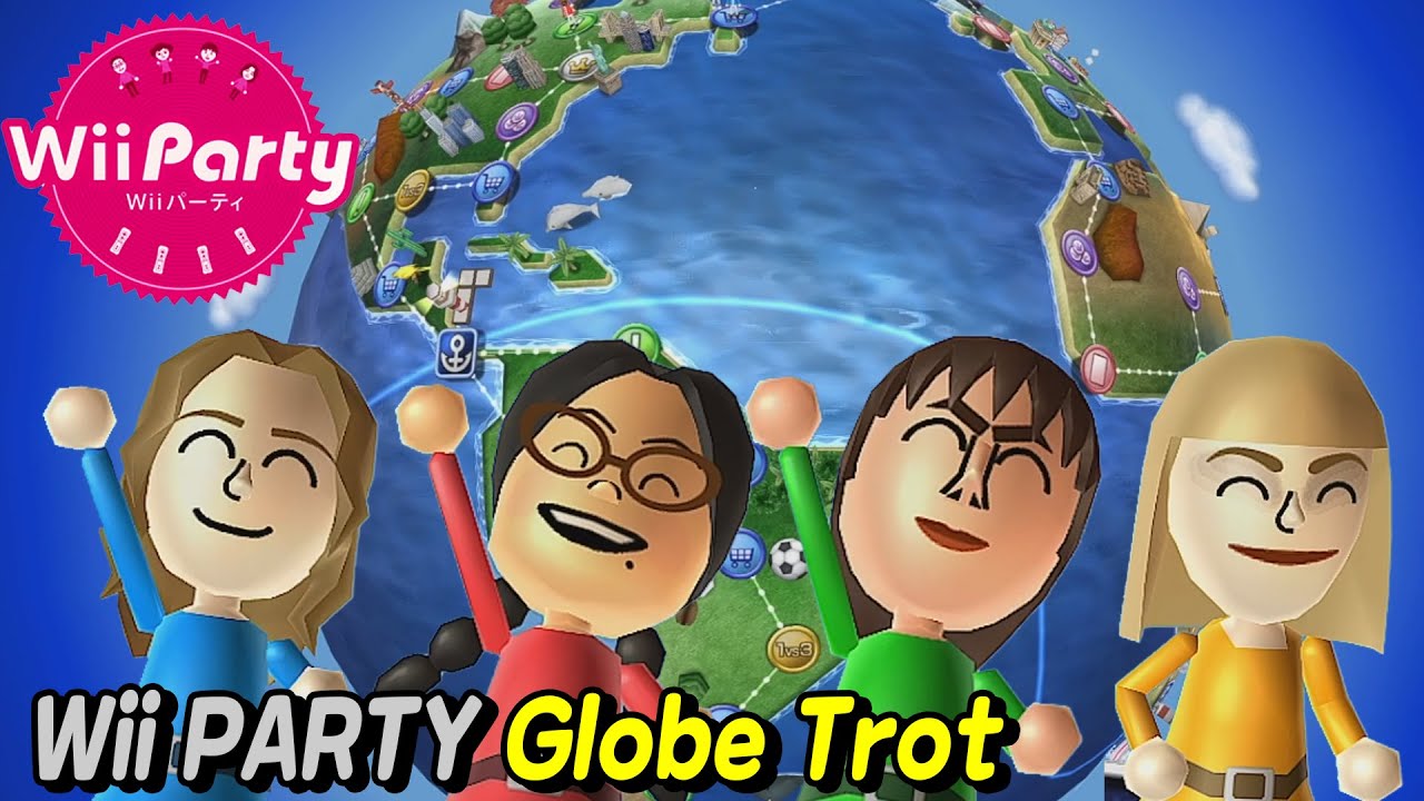 Wii Party - Globe Trot (Expert com) Molina Vs Keiko Vs Susana Vs Gabi |  AlexGamingTV