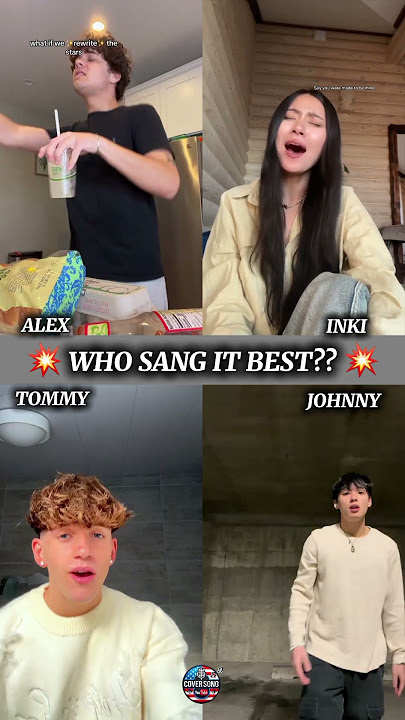 What if we rewrite thestars#cover#singingjamesarthur#rewritethestars#annemarie#singing