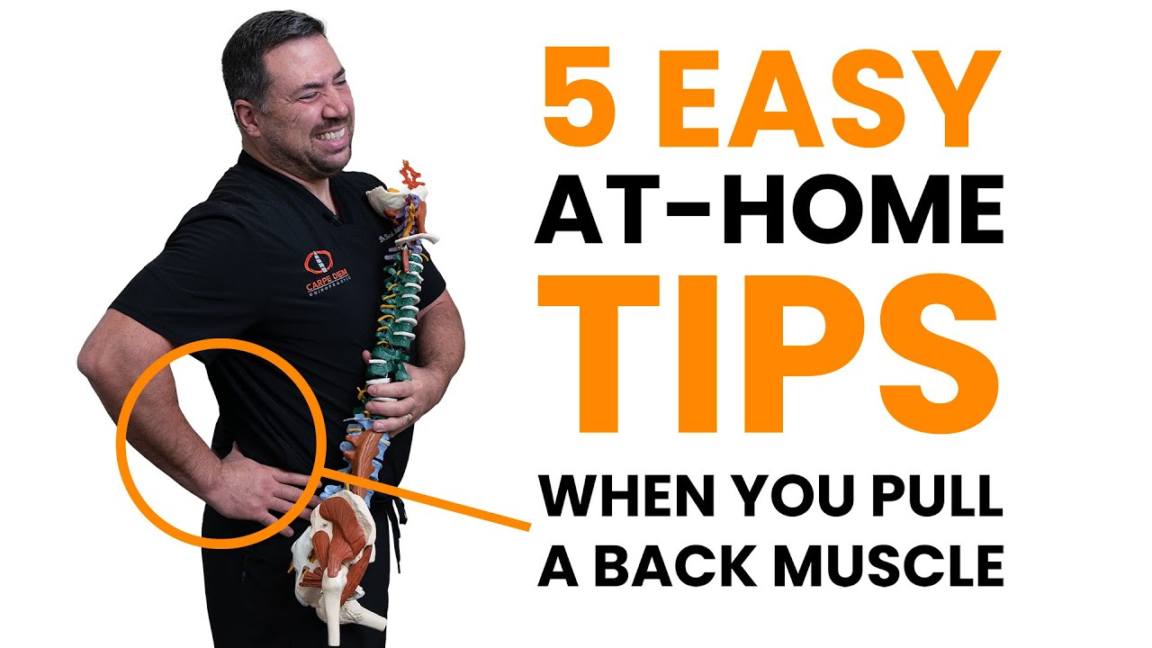 Pulled A Back Muscle What To Do | Dr. Barak Gives 5 Easy Tips