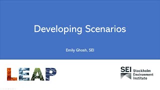 Developing scenarios in LEAP and Understanding LEAP's Scenario Inheritance