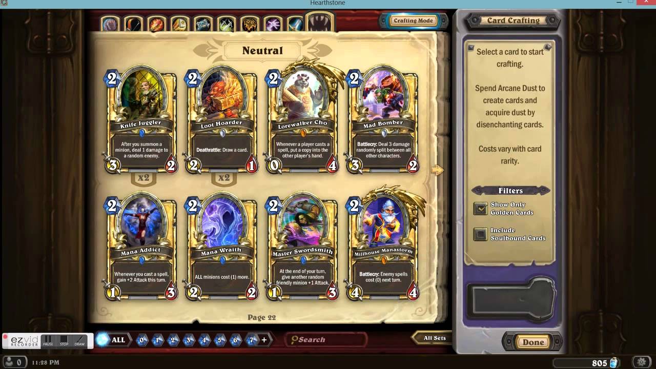 Hearthstone : The Golden Collection