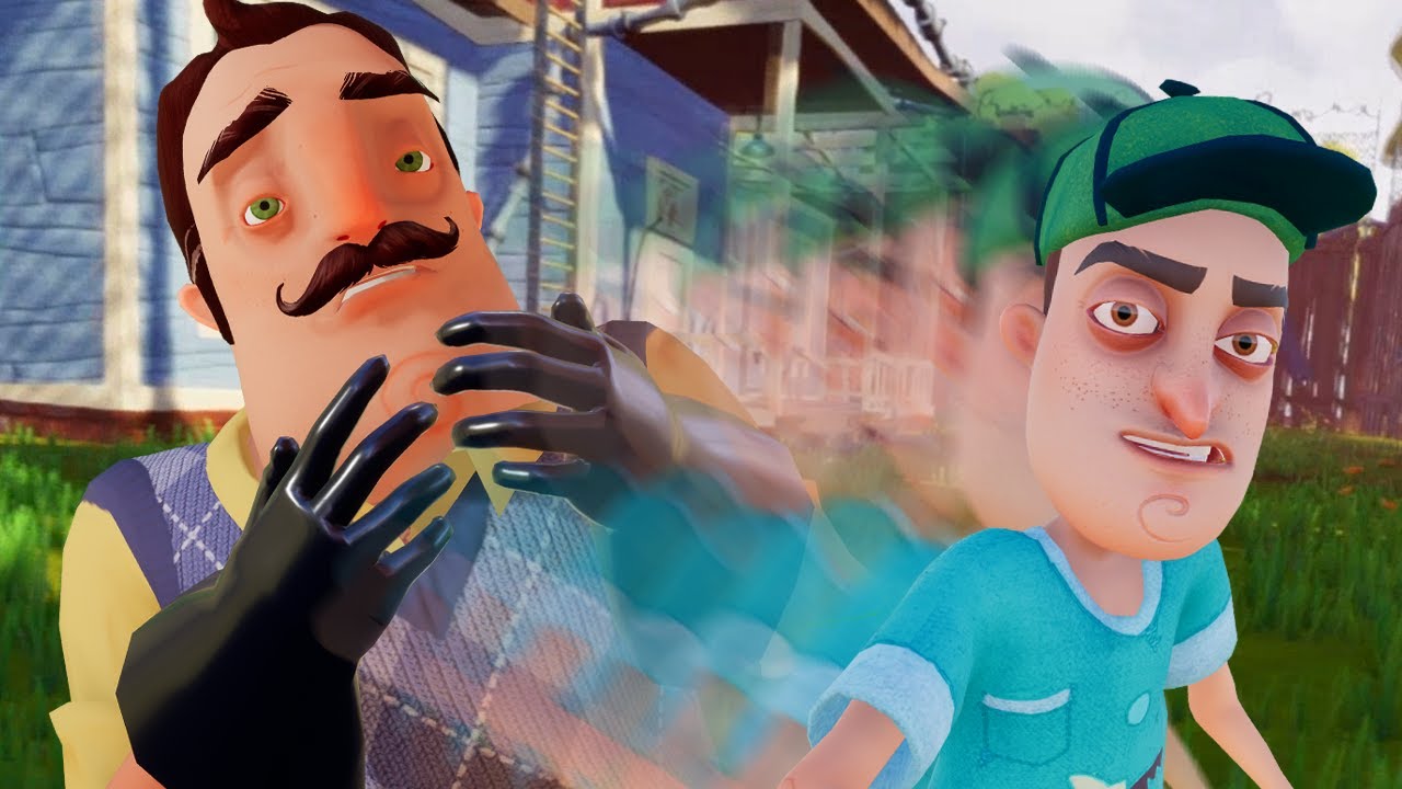 NO ONE CAN OUT RUN THE PLAYER - Hello Neighbor Mod - YouTube