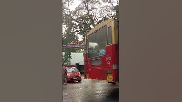 Red KSRTC Bus | Tenkasi 🔁 Kollam | Speed Breaker Video |