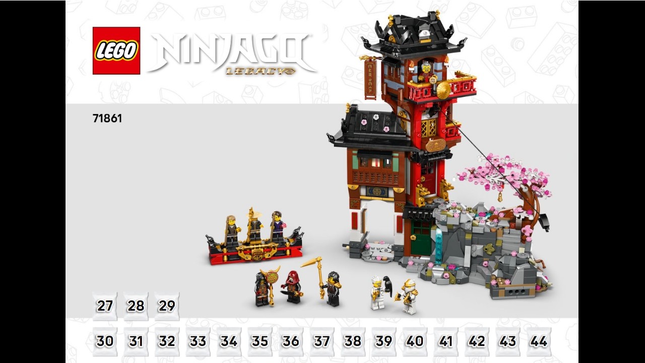 LEGO 71861 Instructions | NINJAGO | The Old Town | Book 4 | Legacy