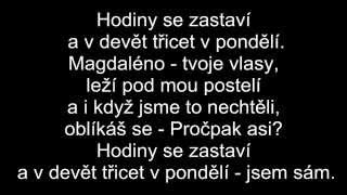 Jelen - Magdaléna text (lyrics) chords