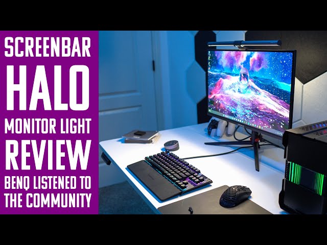 BenQ ScreenBar Halo Monitor Light Review - Just Some Dev