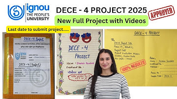 New DECE Full Project Submission 2025 IGNOU Level Up Learning Simran Gumber