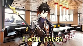 Zhongli And Tartaglia Orders Mcdonalds Genshin Impact Mcgenshin Know Your Meme