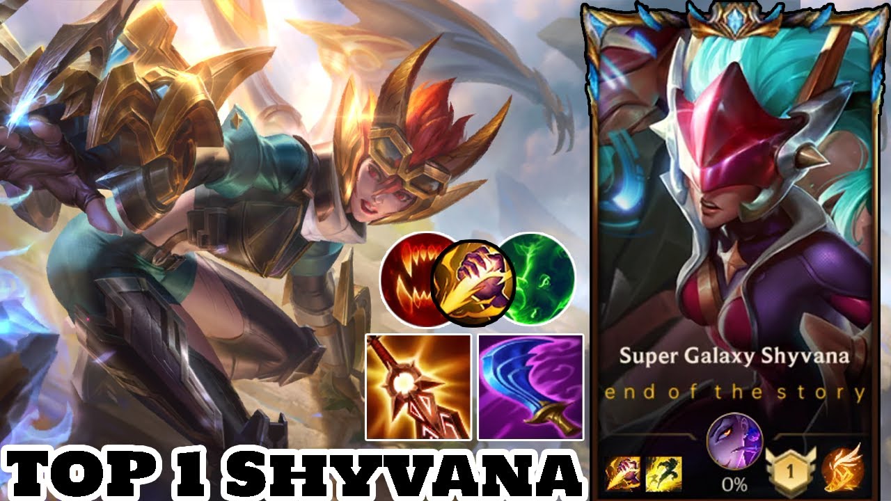 Wild Rift Shyvana - Top 1 Shyvana Gameplay Rank Challenger