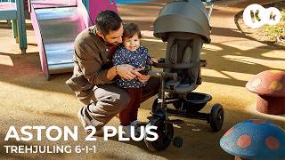 Kinderkraft Aston 2 Plus Trehjuling 6-I-1 360 Säte