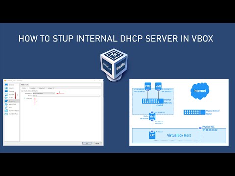 How to setup internal dhcp server VirtualBox