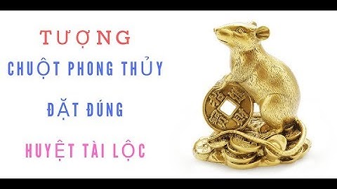 Cách đặt tượng Chuột phong thủy đúng Huyệt tài lộc trong nhà