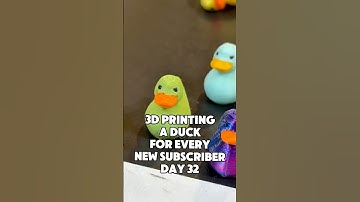 3D Printing a Duck for Every New Subscriber! | Day 32