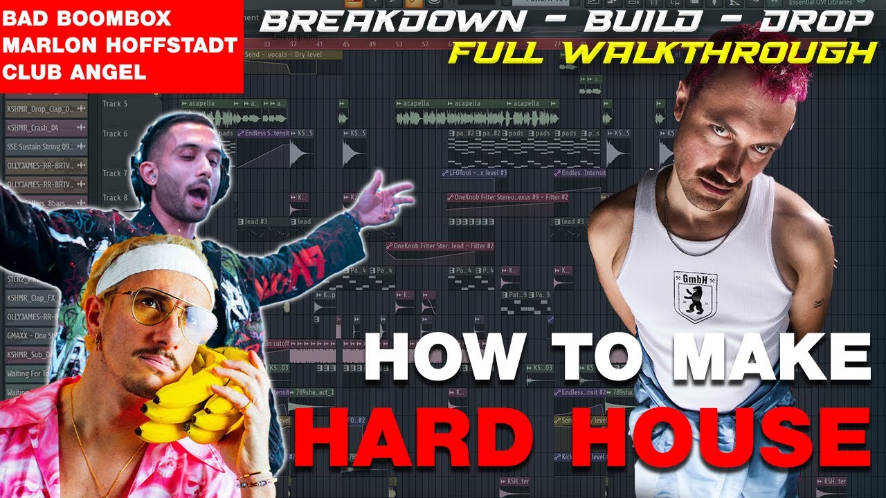 HARD HOUSE / SPEED HOUSE TUTORIAL  - TOO EASY