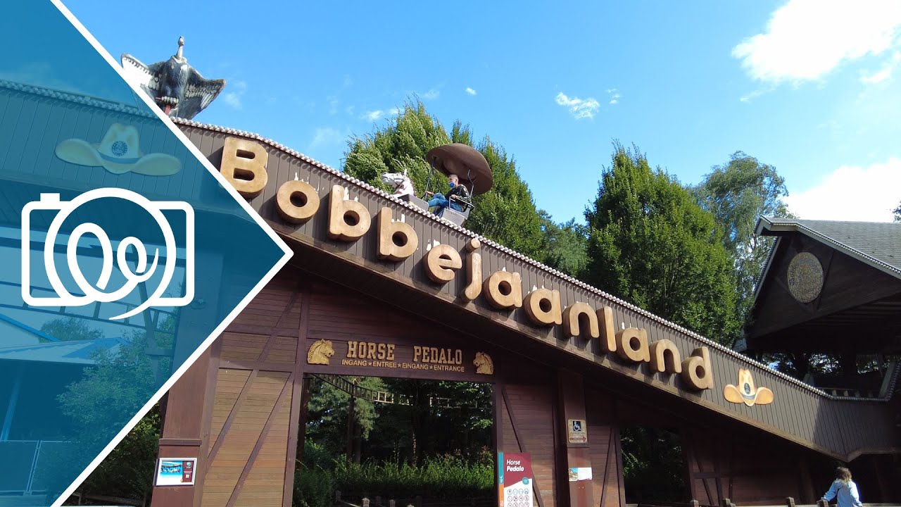 Horse Pedalo (Tretbahn / Monorail) @ Bobbejaanland 2021 - 2,7K (Full HD) Onride / POV Video