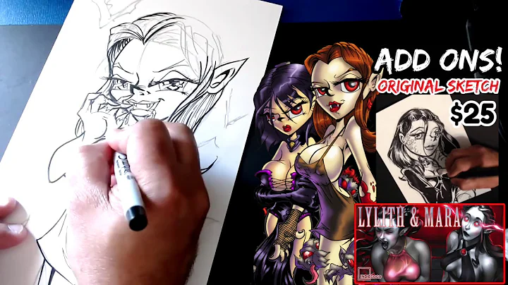 Drawing Lylith Sketch for Jason Swigart