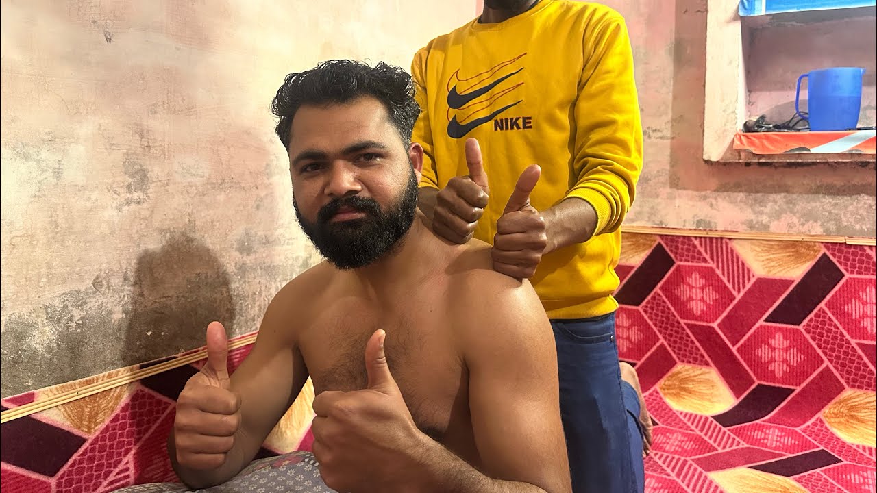 Head & Shoulder Relaxation Massage | Deep Stress Relief & Mental Calm