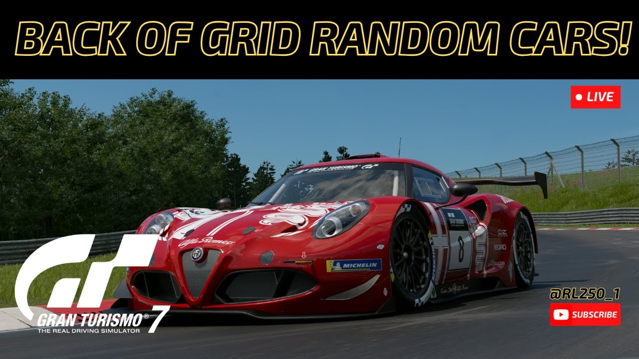 🔴LIVE: Gran Turismo 7 - Last To First Daily Races In Random Cars! - YouTube
