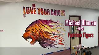 Fairview Elementary School Tiger Mural Painting Time Lapse Michael Hinman Artist