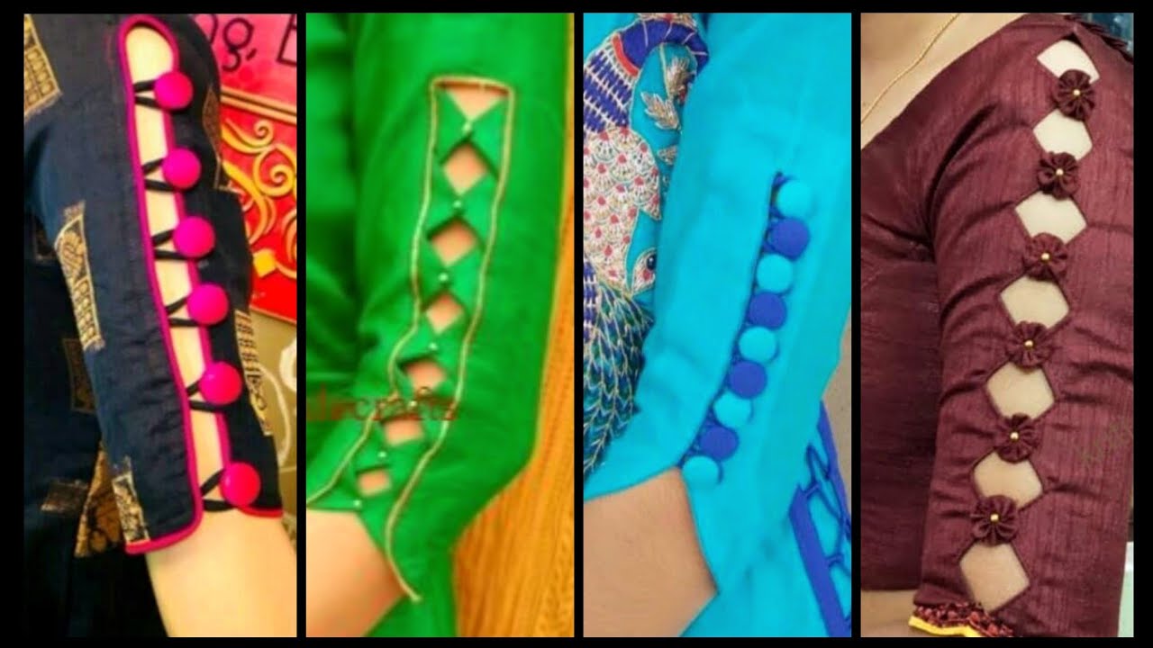 Latest salwar suit sleeves designs | baju ke design | kurti sleeve design |  #sleeve #design #dresses - YouTube