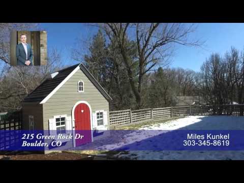 215 Green Rock Dr, Boulder, CO home video tour