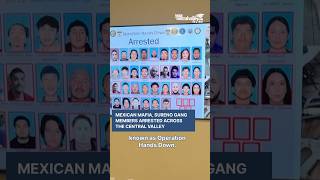 Mexican mafia, Sureño gang members arrested across the Central Calley #fresno #gangs #fresnocounty