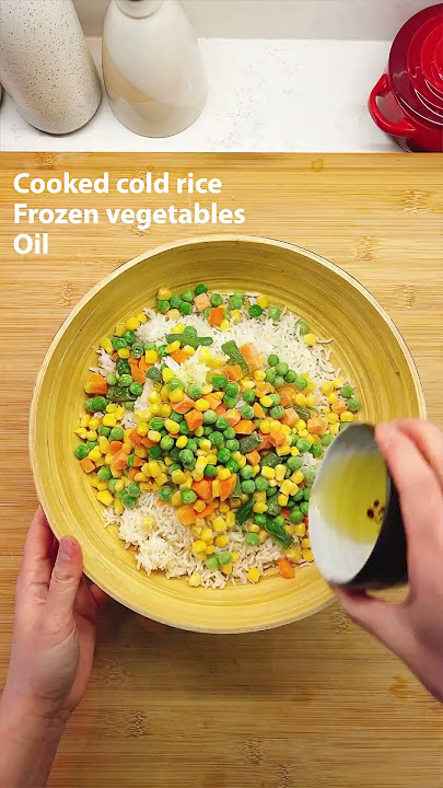 Air fryer fried rice hack