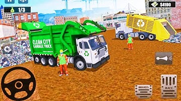 Garbage truck driver 2020 : Android gameplay - real Trash cleaner 2021