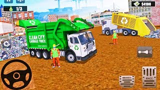 Garbage truck driver 2020 : Android gameplay - real Trash cleaner 2021 screenshot 3