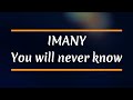 Imany You Will Never Know Lyrics mp3