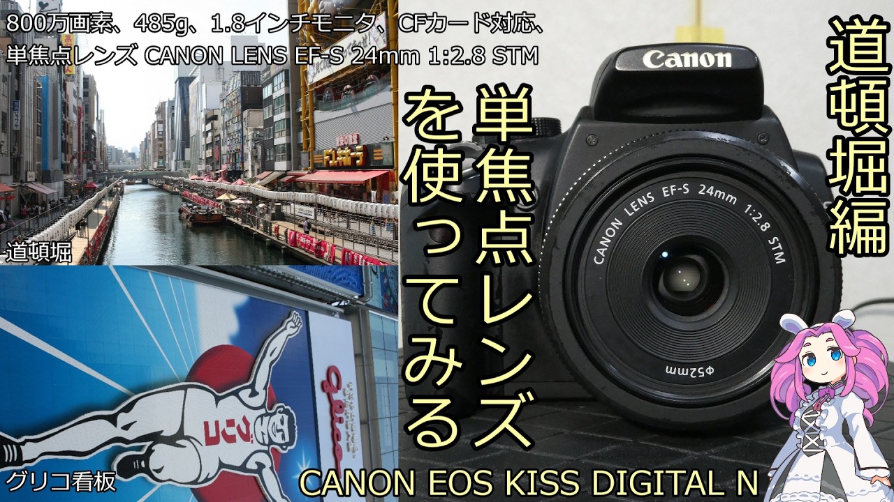 CANON EOS KISS DIGITAL N Junk Camera Review with CANON EF-S 24mm f