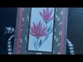 Black, white, and mauve journal or scrapbook