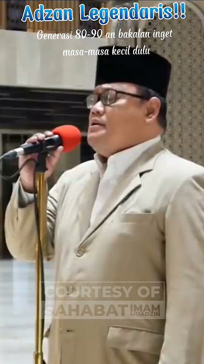 Adzan Legendaris; tahun 80-90 an biasa disiarkan di TVRI