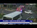 Captan colisión y vuelco en David, Chiriquí