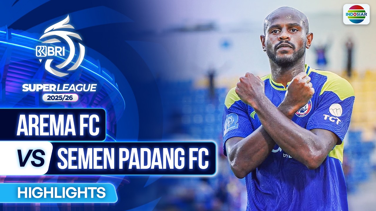 Arema FC VS Semen Padang FC  - Highlights | BRI Super League 2025/26