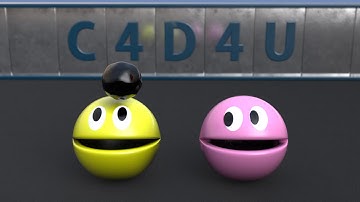 PacMan 3D V4 with Jelly 😋 ❤️ C4D4U
