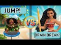 Moana Brain Break: Jump Battle & Animal Trivia 🌊