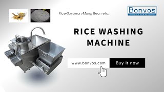 A High-efficient Washing Machine for Soybeans Cleaning