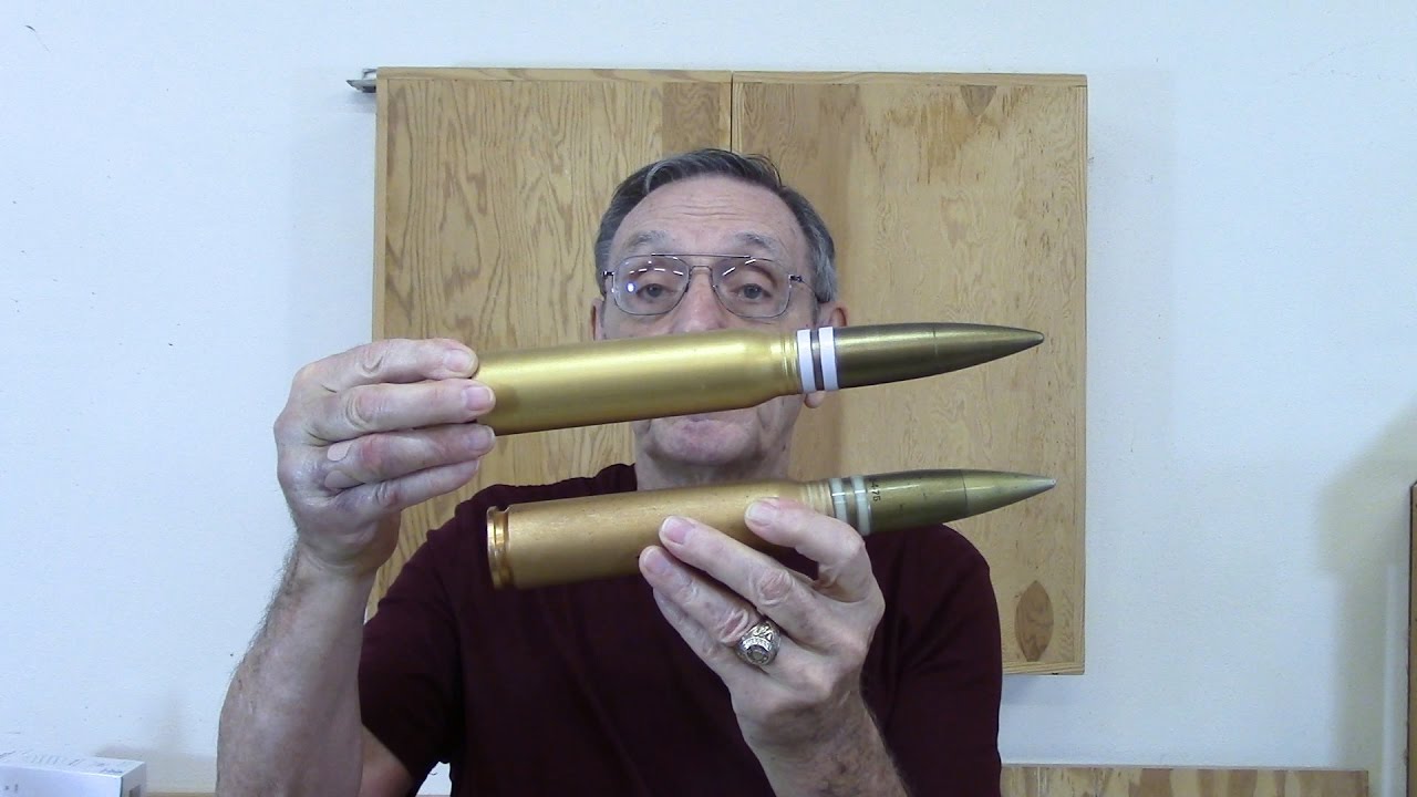 Turn an A10 Warthog 30mm Round - YouTube