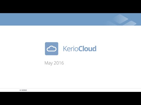 Kerio Cloud - Cloud services brought to you by Kerio