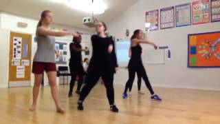 GCSE Dance year 10 - Emancipation of Expressionism motifs and hiphop style group 1